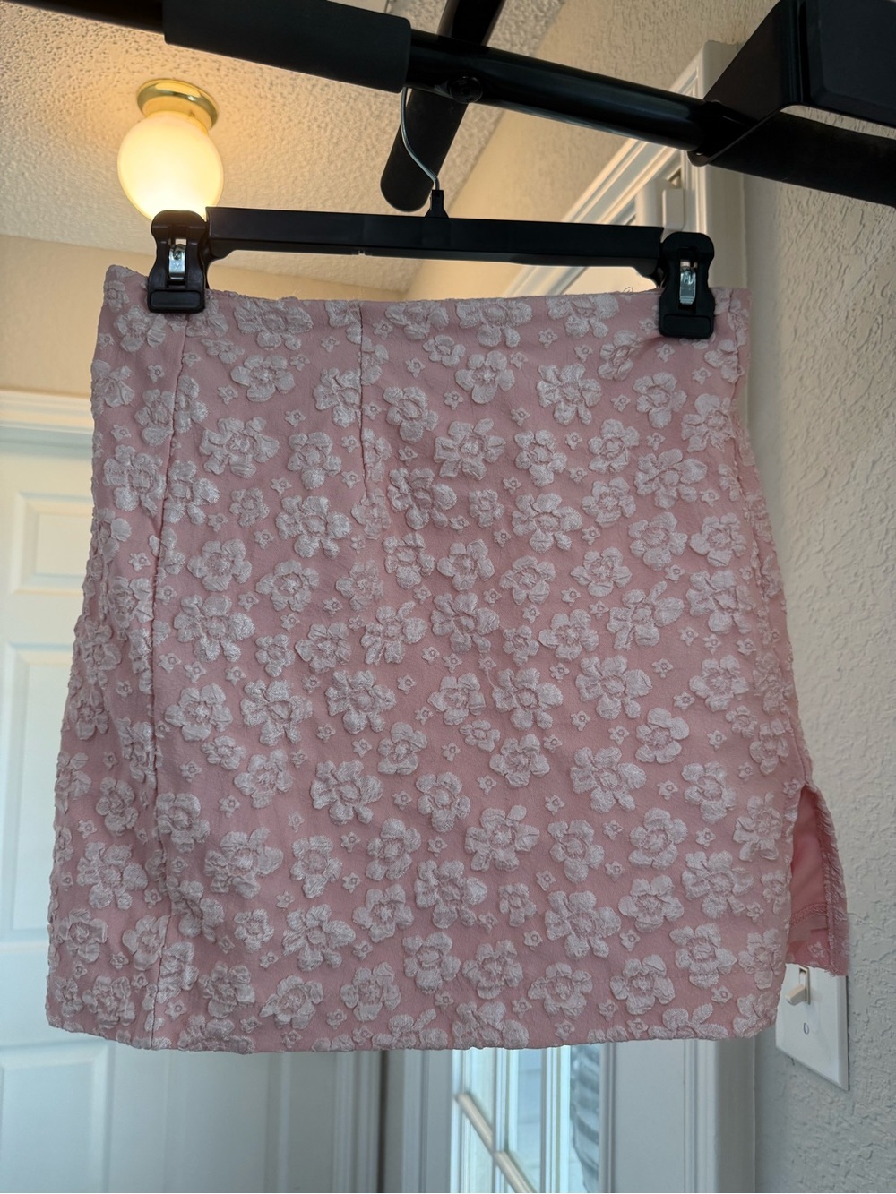 wild fable Pink Floral Lace Mini Skirt